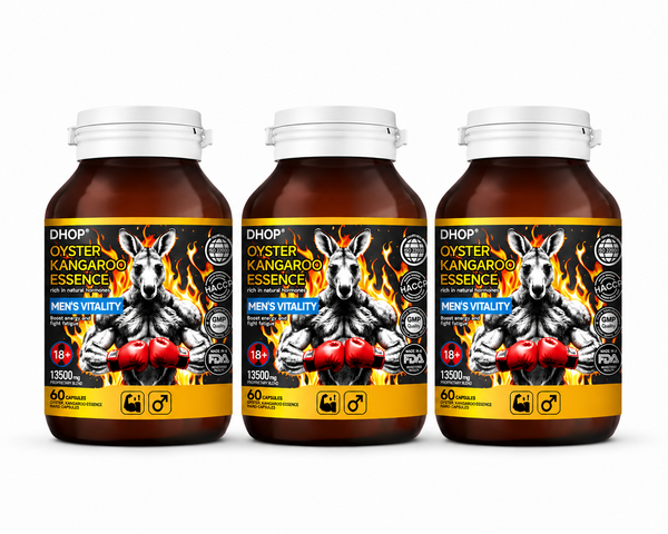 DHOP Oyster Kangaroo Essence Capsule | Ignite Your Peak Masculinity and Reclaim Your Primal Power Starting Today