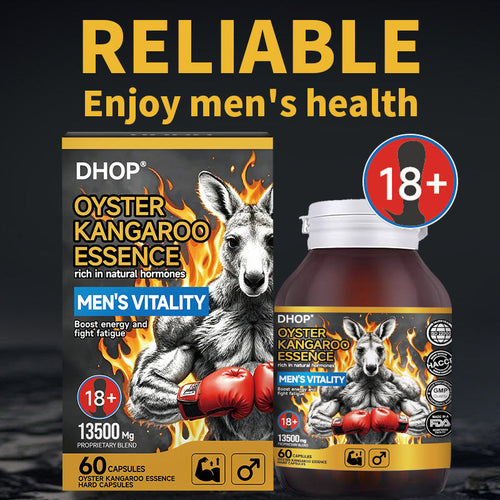 ⚡ Limited Time Offer ⚡ 160K+ SOLD!✨DHOP Oyster Kangaroo Essence Hard Capsule: Extreme Male Stamina & Performance Optimizer-H