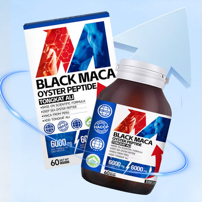 🏆Flash Sale⚡ 160K+ SOLD!✨DHOP Black Maca & Oyster Peptide: Ultimate Male Stamina & Vitality Booster-1T