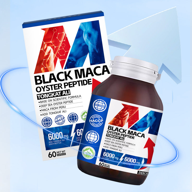 🏆Flash Sale⚡ 160K+ SOLD!✨DHOP Black Maca & Oyster Peptide: Ultimate Male Stamina & Vitality Booster-H