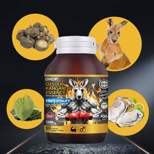 DHOP Oyster Kangaroo Essence Capsule | Ignite Your Peak Masculinity and Reclaim Your Primal Power Starting Today