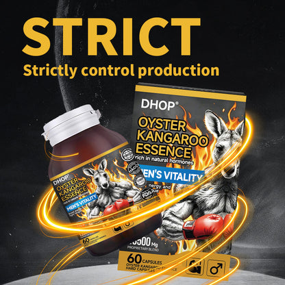 ⚡ Limited Time Offer ⚡ 160K+ SOLD!✨DHOP Oyster Kangaroo Essence Hard Capsule: Extreme Male Stamina & Performance Optimizer-1T