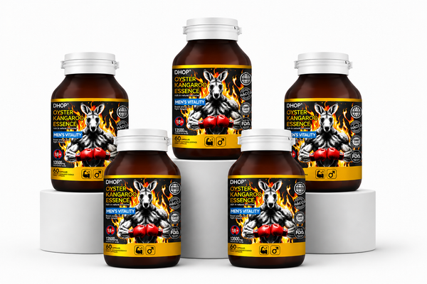 DHOP Oyster Kangaroo Essence Capsule | Ignite Your Peak Masculinity and Reclaim Your Primal Power Starting Today