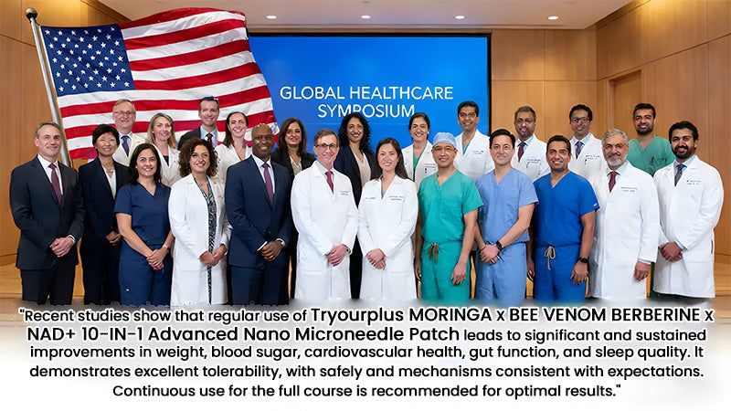 ✅Say Goodbye to Stubborn Belly Fat in 7 Days-Moringa·Berberine × NAD+ 10-in-1 Nano Microneedle Patch – Daily For Weight, Skin, Diabetes & Joint Health 🗽-H