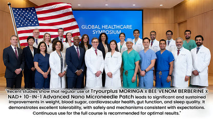 ✅Say Goodbye to Stubborn Belly Fat in 7 Days-Moringa·Berberine × NAD+ 10-in-1 Nano Microneedle Patch – Daily For Weight, Skin, Diabetes & Joint Health 🗽-H