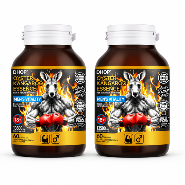 DHOP Oyster Kangaroo Essence Capsule | Ignite Your Peak Masculinity and Reclaim Your Primal Power Starting Today